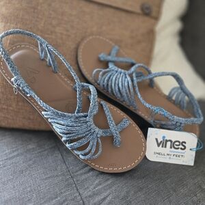Women's Blue Sandals